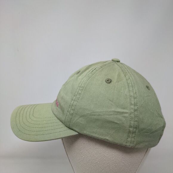 Vineyard Vines Strapback Hat Green One Size Adjustable Embroidered 6 Panel - Picture 3 of 9